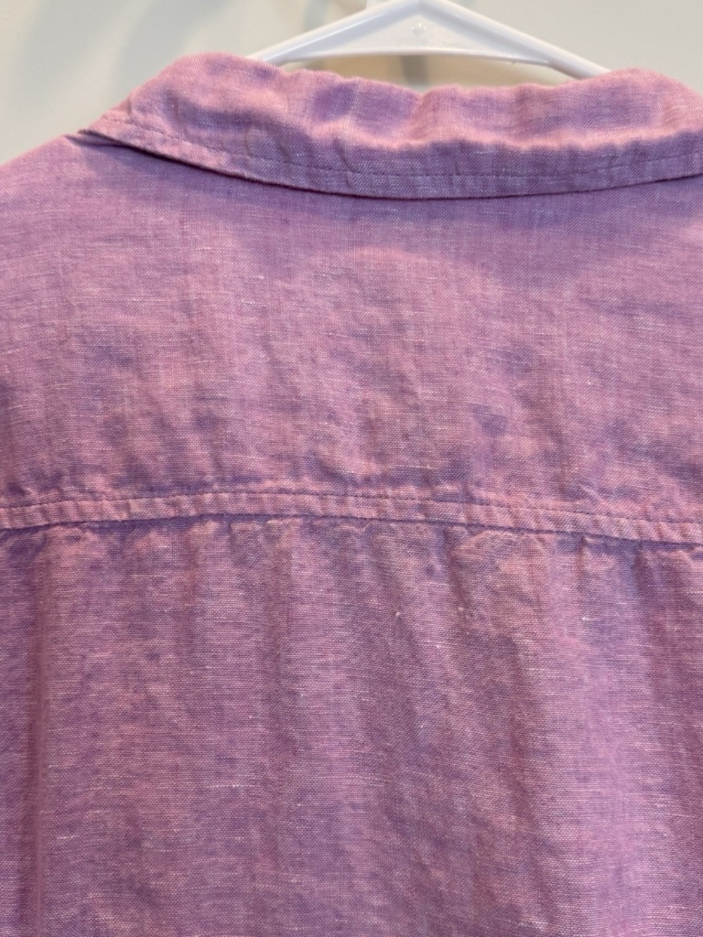 J.Crew Baird McNutt 100% Irish Linen Shirt 6 Slim Fit Orchid Purple - Picture 8 of 9